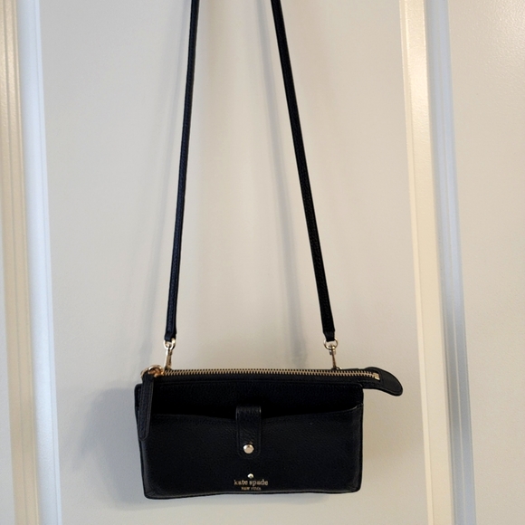 Kate Spade of New York black pebblestone crossbody bag - Picture 1 of 6